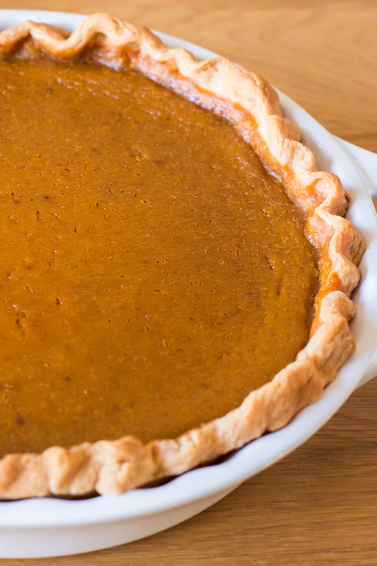 dairy free pumpkin pie.