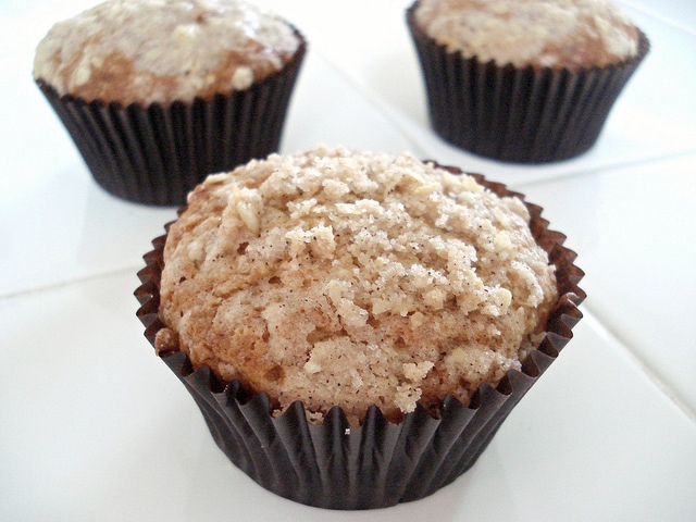 Banana Chocolate Chip Muffins With Streusel Topping