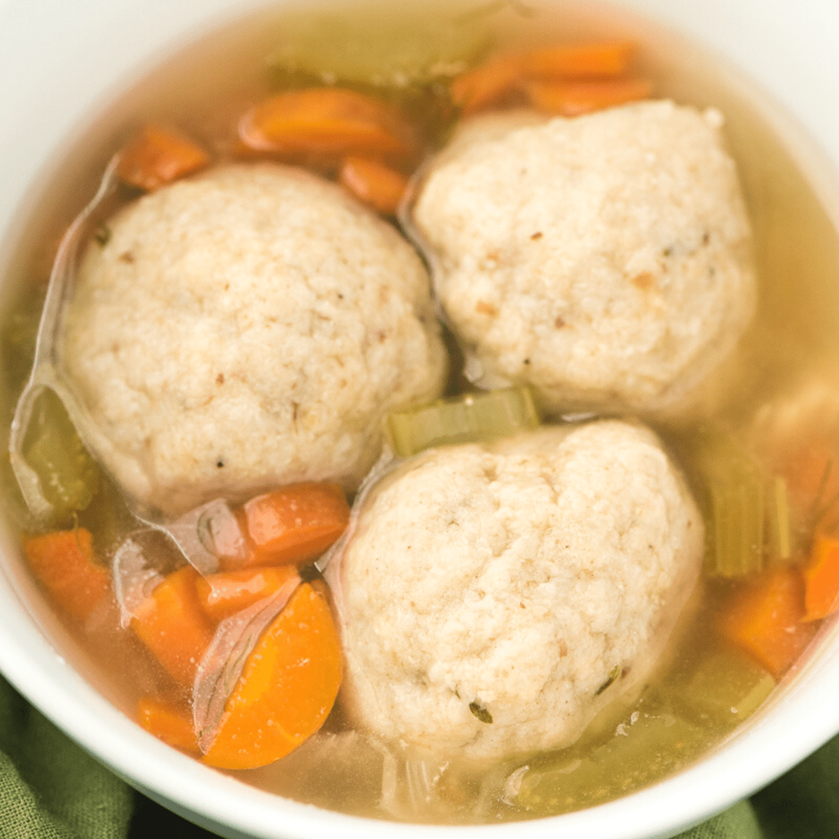 matzo balls in chicken soup