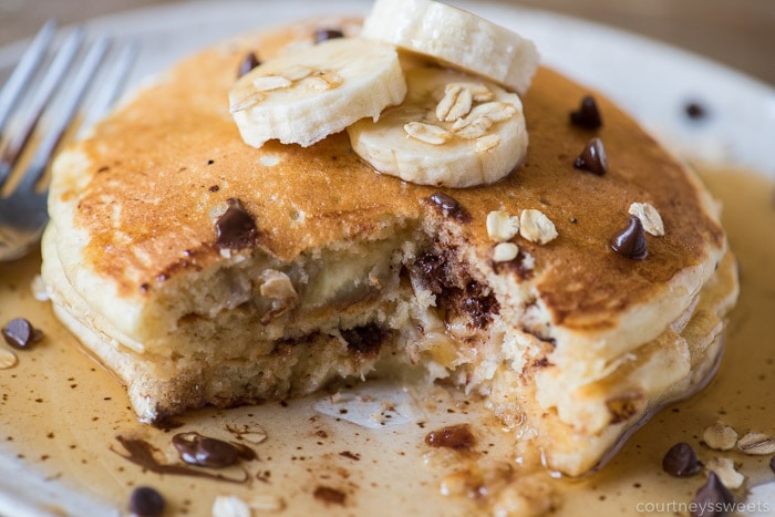 banana oatmeal pancakes recipe