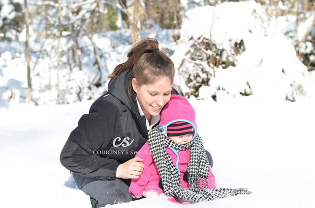 Baby's First Snow Storm