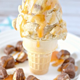 banana ice cream recipe with twix bites #eatmorebites #shop