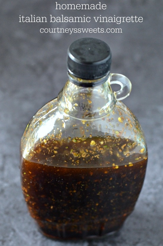 homemade italian balsamic vinaigrette