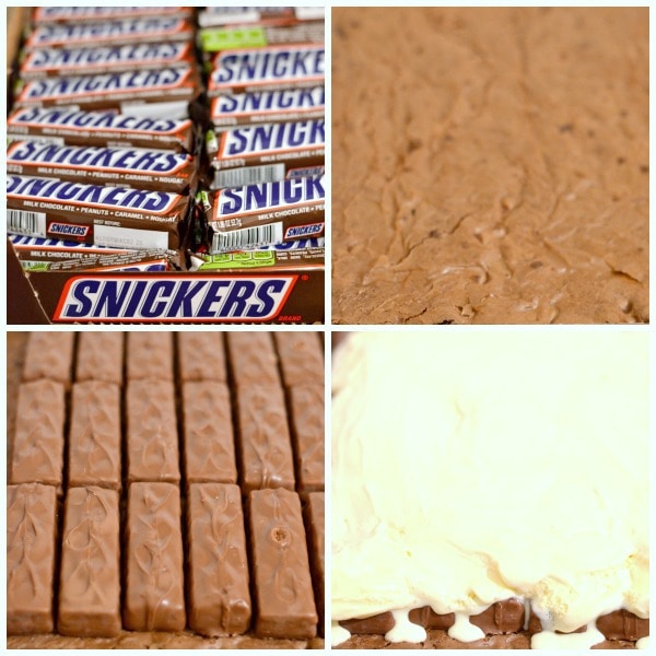 Kick Off Ice Cream Snickers Brownies and Tackled By Chocolate Covered Apples Recipe 