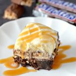 Kick Off Ice Cream Snickers Brownies and Tackled By Chocolate Covered Apples Recipe