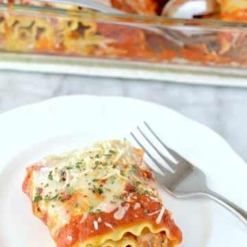 spicy chicken or pork lasagna rollups