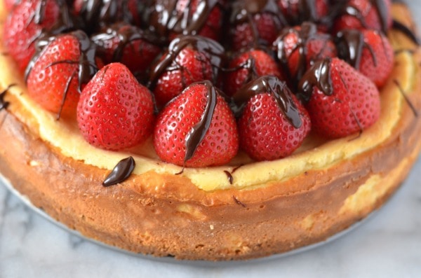 chocolate covered strawberry vanilla bean cheesecake recipe 