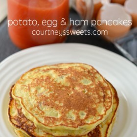 Potato, Egg and Ham Pancakes - Kid Approved, Kid Friendly Recipe