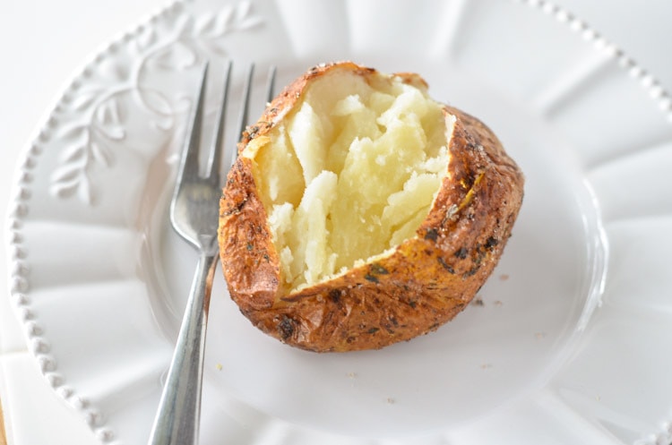 fluffy baked potato