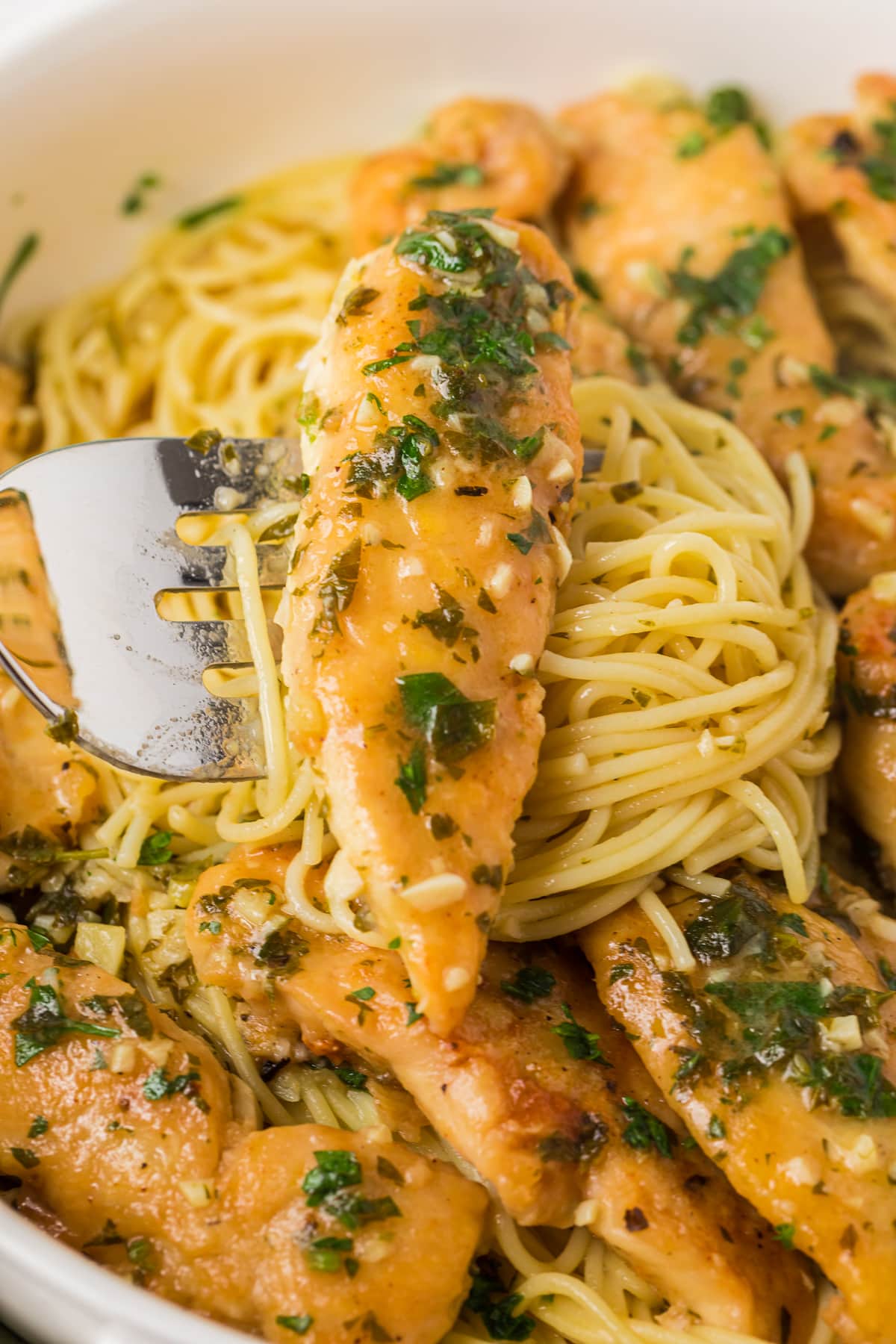 chicken scampi.