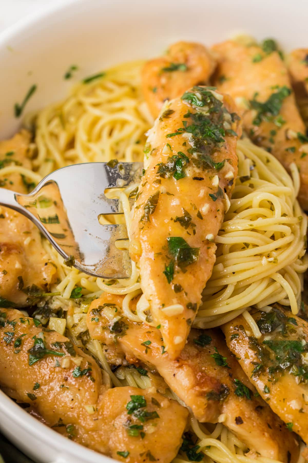 chicken scampi.