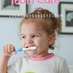 Toddler Tooth Care, plus enter the Smilestones Contest from Orajel