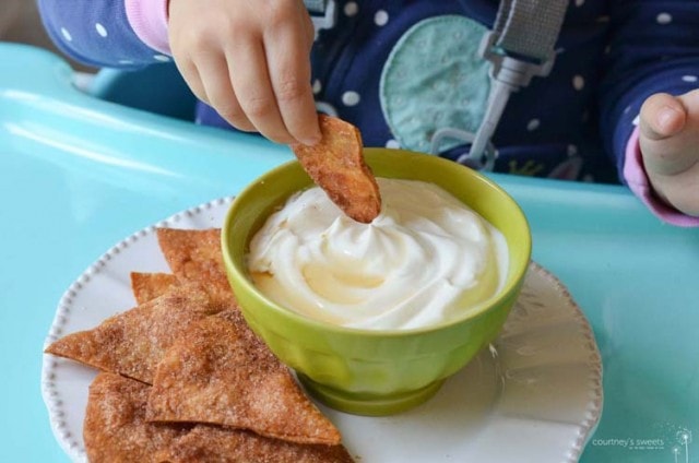 Homemade Maple Yogurt Recipe My Toddler made in her Ingenuity Trio 3-in-1 SmartClean High Chair