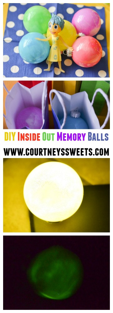 Inside Out Birthday Party Idea, Inside Out Toys, PLUS DIY Memory Balls! www.courtneyssweets.com