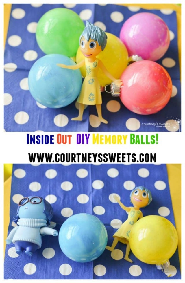 Inside Out Birthday Party Idea, Inside Out Toys, PLUS DIY Memory Balls! www.courtneyssweets.com