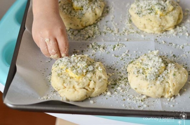 Buttery Parmesan and Parsley Biscuits