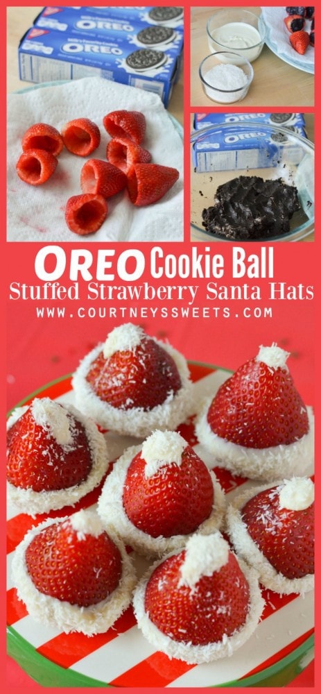 OREO Cookie Ball Stuffed Strawberries + Holiday Cookie Party