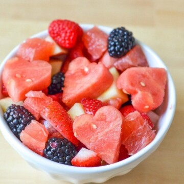 Easy Fruit Salad Recipe for Valentine's Day