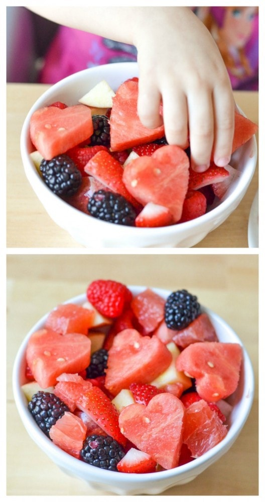 Easy Fruit Salad Recipe for Valentine's Day