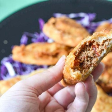 Spicy Meatloaf Footballs and Beef Empanadas for Game Day