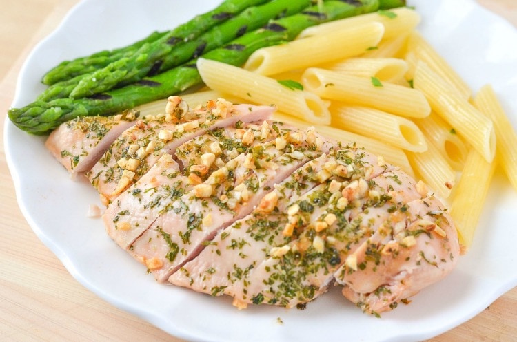 Garlic and Parsley Baked Chicken Breasts with Perdue Simply Smart