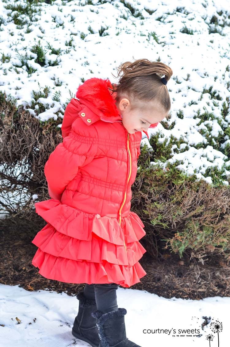 Stylish, Warm and Cozy in Ruffles |Chasing Fireflies Puffer Coat