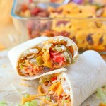 Our Chicken Burritos Recipe is super easy to make and it's so delicious. Make a perfect dinner in less than an hour. Super budget friendly meal and you can have leftovers for days by bulking up with other ingredients.