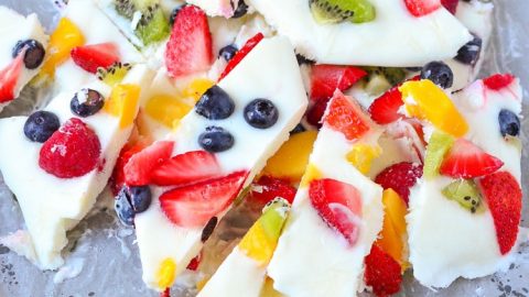 Frozen Yogurt Fruit Bark Recipe