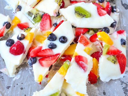 Frozen Yogurt Fruit Bark Recipe