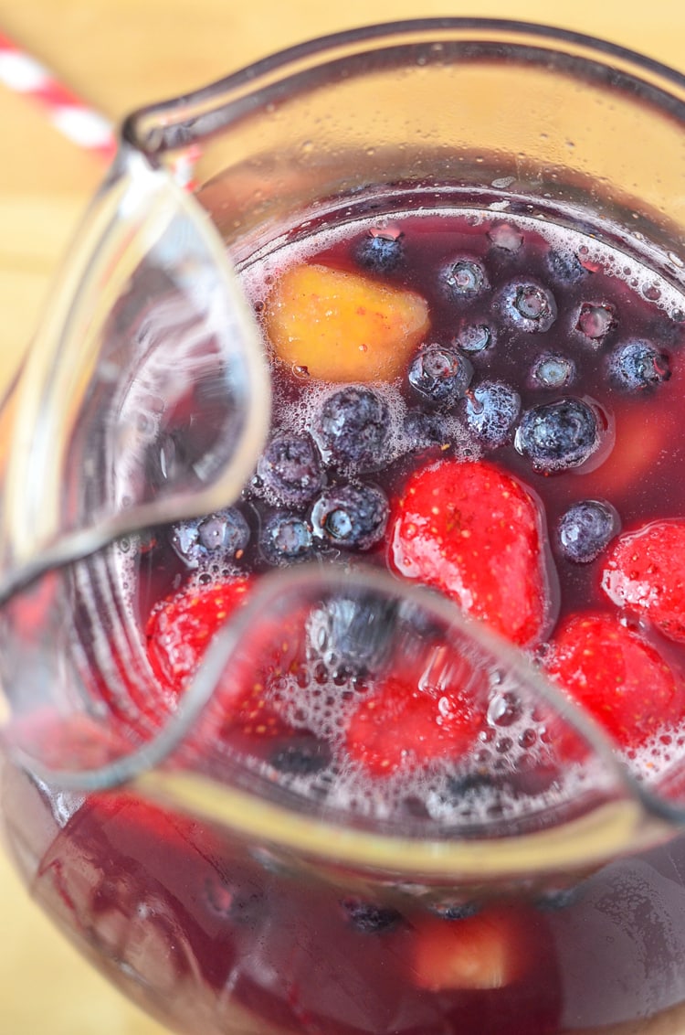 Fruit Punch Recipe - perfect for kids. Refreshing drink recipe using all fruit juices and water, not from concentrate! 