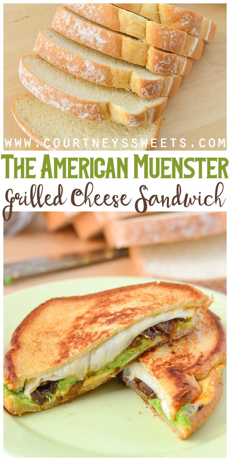 The American Muenster Grilled Cheese Sandwich - Creamy and Cheesy Grilled Cheese to Celebrate National Grilled Cheese Month with Sara Lee® Artesano™ Bread 