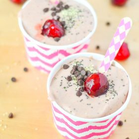 Cherry Avocado Smoothie Bowl - Healthy and Delicious breakfast! Plus find out how you can support Feeding America with Produce for Kids & ACME #ad