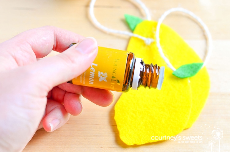 DIY Car Air Freshener using Essential Oils - Scent your car with natural oils instead of chemicals! Great for summer trips when the car can get funky from all the water and beach sand.