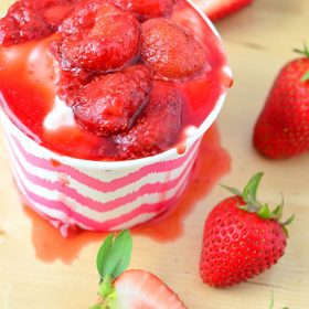 Semi-Homemade Strawberry Yogurt Recipe. This is great for lunches, especially kids lunch boxes for back to school We take delicious REAL food to make Strawberry Yogurt! Easy to make and a healthy snack. Great for those on a budget who love yogurt.