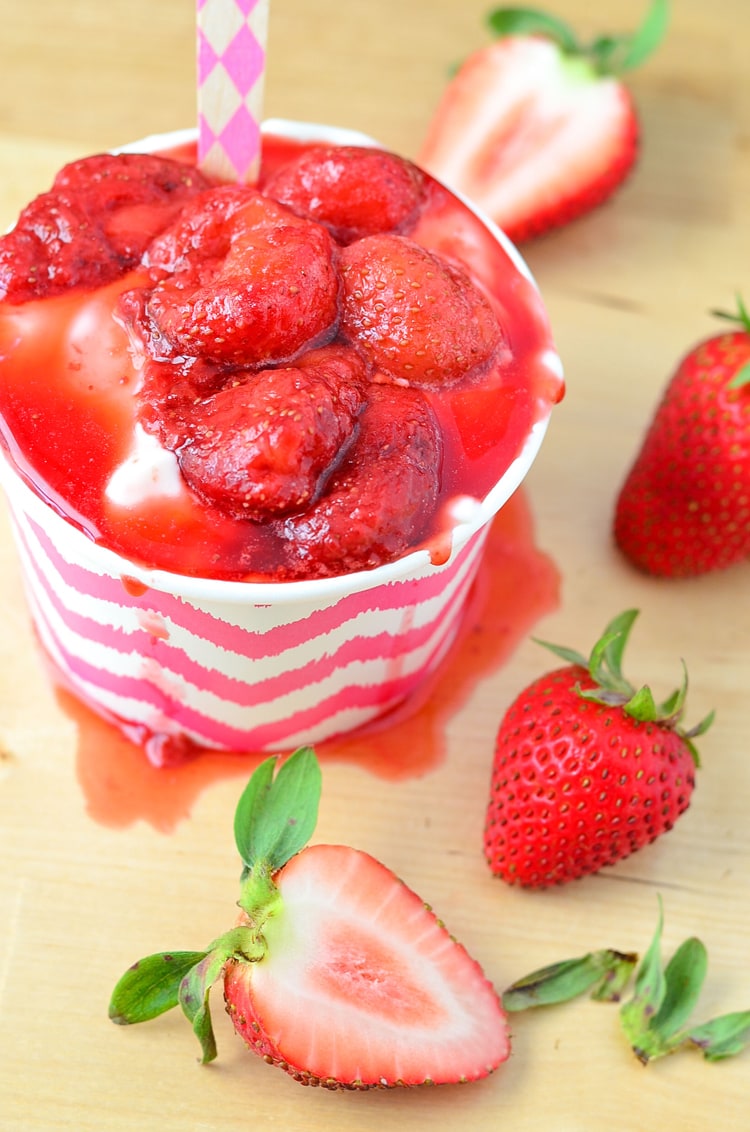 Semi-Homemade Strawberry Yogurt Recipe. This is great for lunches, especially kids lunch boxes for back to school We take delicious REAL food to make Strawberry Yogurt! Easy to make and a healthy snack. Great for those on a budget who love yogurt.