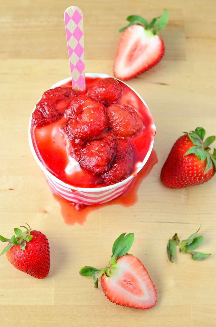 Semi-Homemade Strawberry Yogurt Recipe. This is great for lunches, especially kids lunch boxes for back to school We take delicious REAL food to make Strawberry Yogurt! Easy to make and a healthy snack. Great for those on a budget who love yogurt.