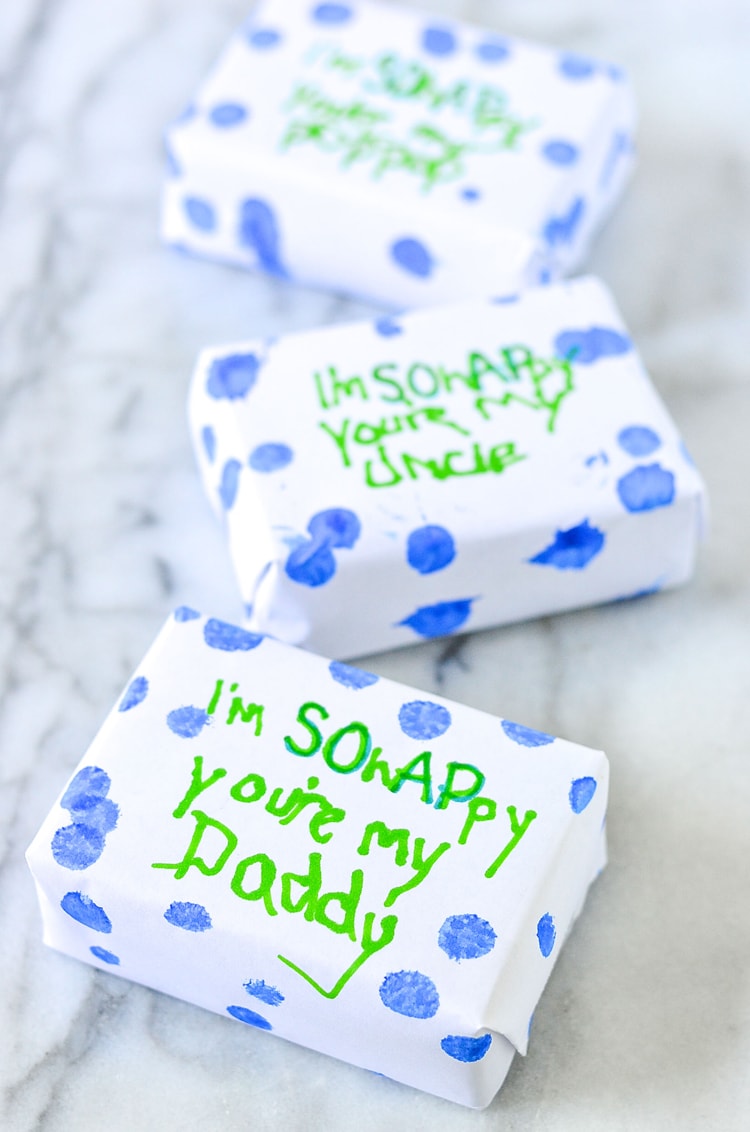 Simple Gifts Craft for Father's Day with Dove Men + Care