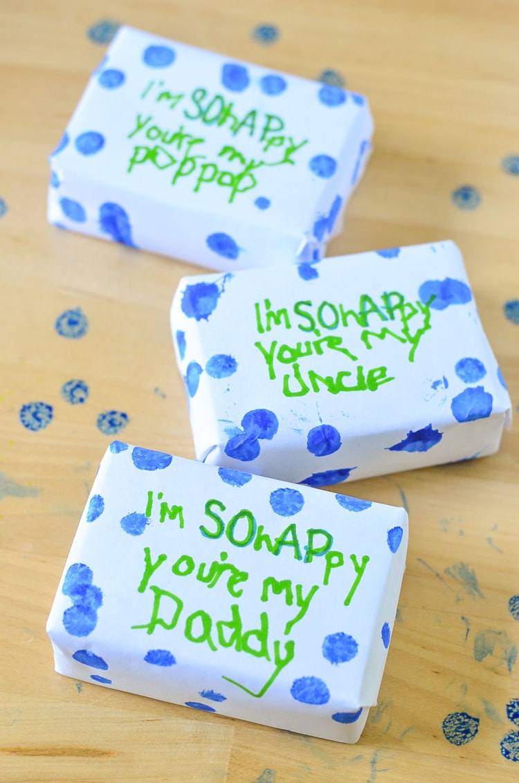 Simple Gifts Craft for Father's Day with Dove Men + Care