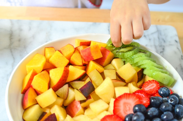 Best Fruit Salad Recipe for Kids - Make the best fruit salad for kids today! We will show you tips and tricks to getting kids to enjoy and eat fresh fruit more often.