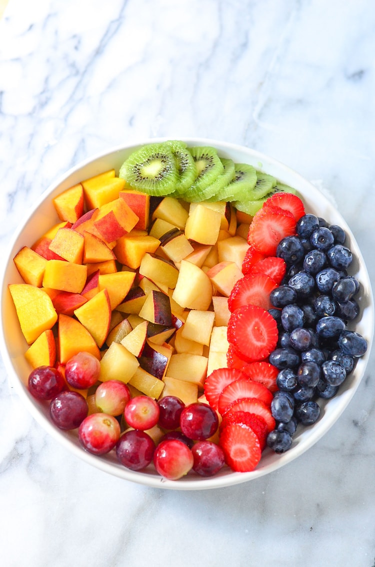 Best Fruit Salad Recipe for Kids - Make the best fruit salad for kids today! We will show you tips and tricks to getting kids to enjoy and eat fresh fruit more often.