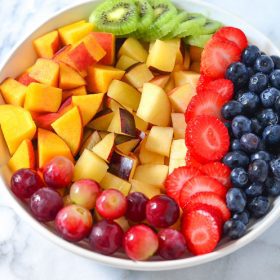 Best Fruit Salad Recipe for Kids - Make the best fruit salad for kids today! We will show you tips and tricks to getting kids to enjoy and eat fresh fruit more often.