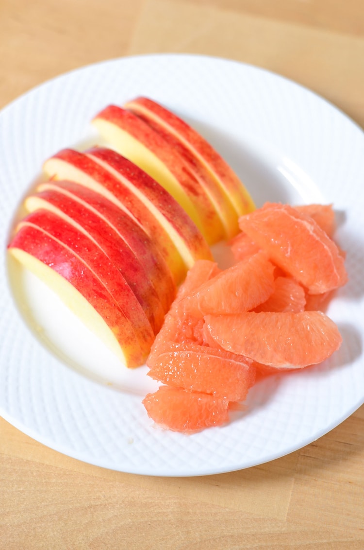 Easy Healthy Snack Recipe Sliced Apples for Kids