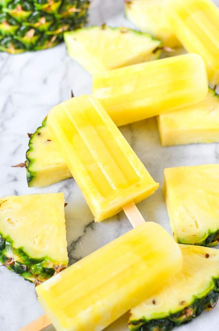 Pineapple Popsicles - Homemade In The Kitchen