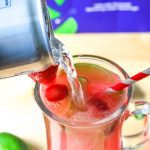 Sparkling Water - Lime Melon Berry Splash Mocktail