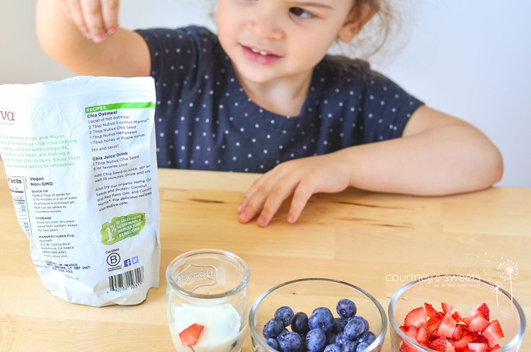 Yogurt Parfait with Fresh Fruit - healthy breakfast recipe or easy healthy snack.