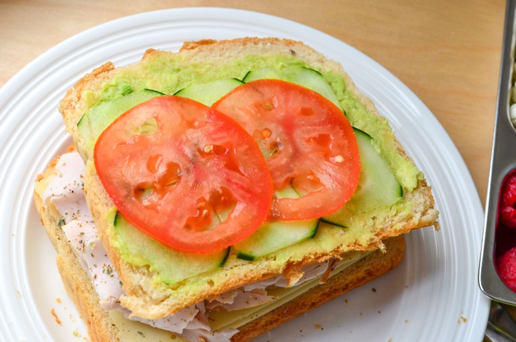 Turkey Cucumber Sandwich