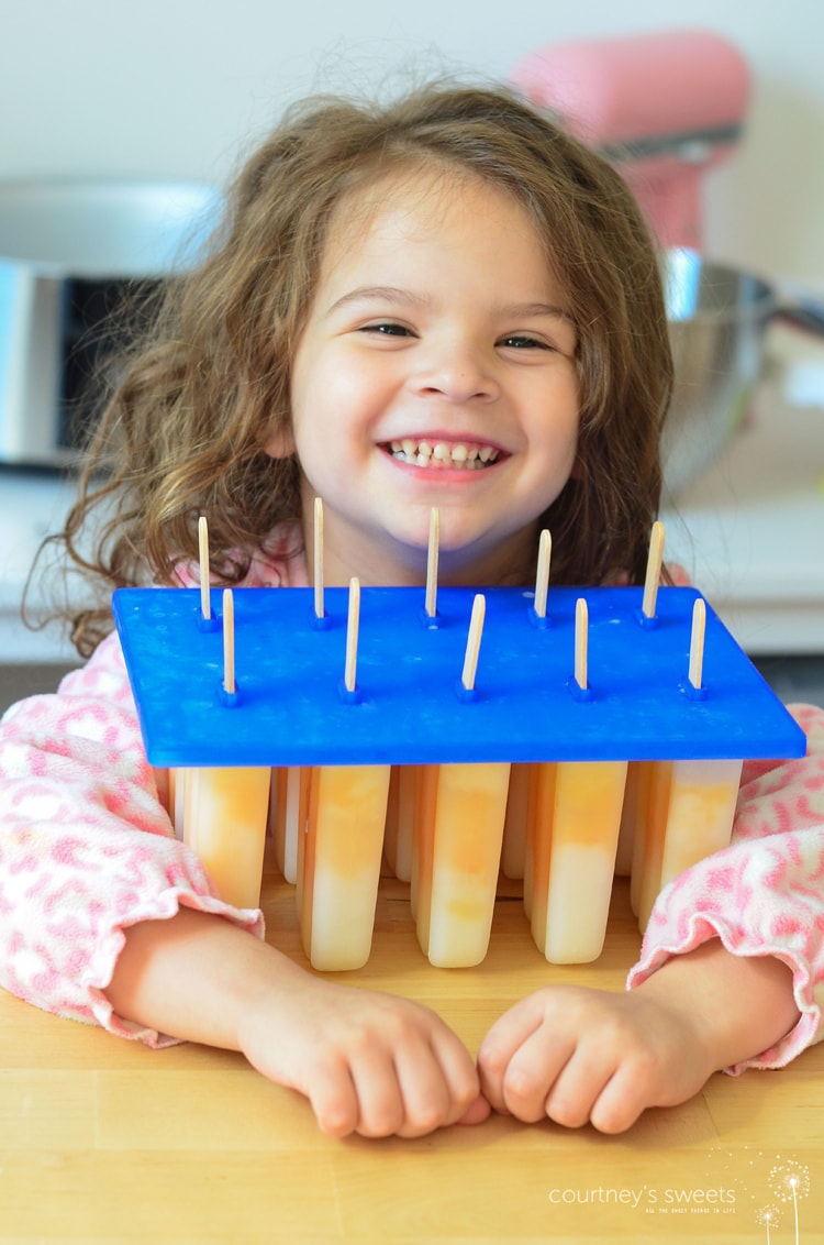 kid friendly halloween recipes candy corn popsicles