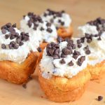 These Chocolate Chip Cheesecake Crescents are a crowd pleaser and perfect for entertaining. Our creamy no bake cheesecake is topped on a buttery, flaky, crescent roll.