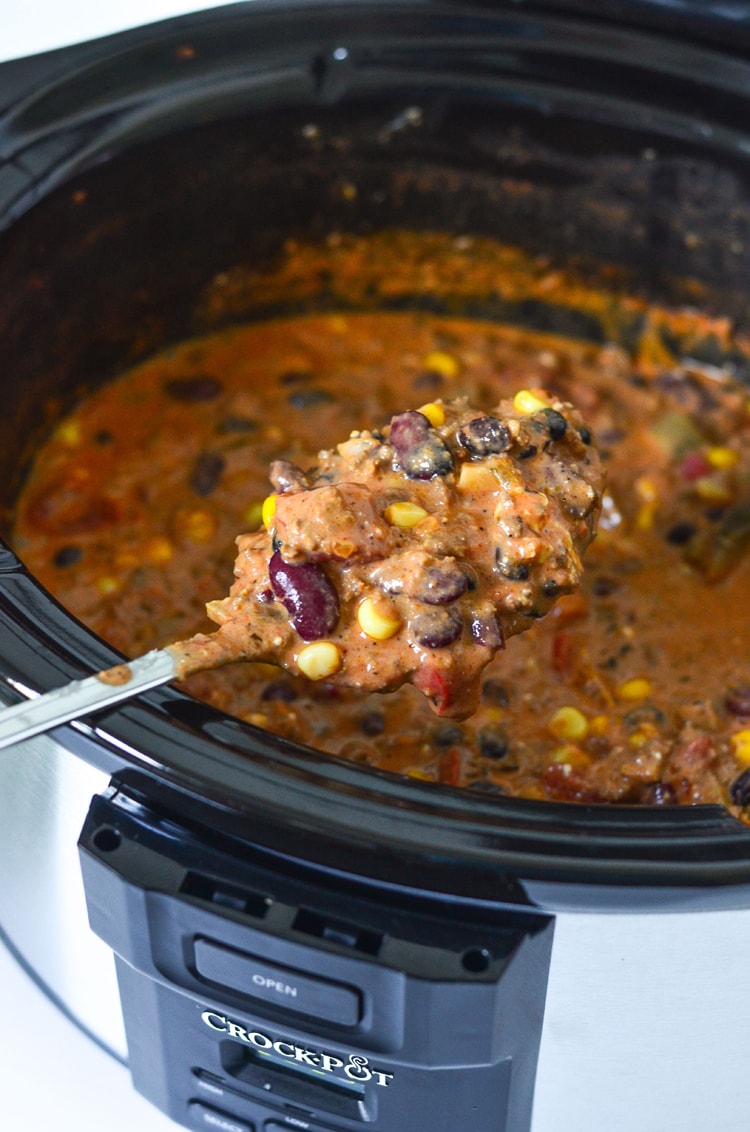 slow cooker taco chili