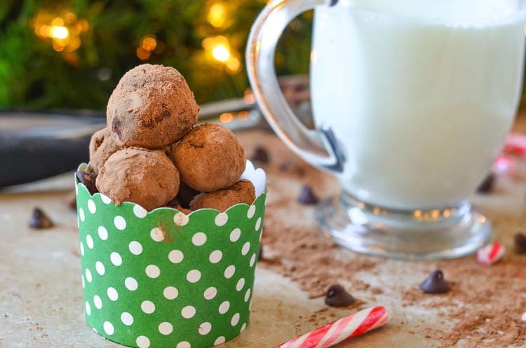 homemade chocolate truffles